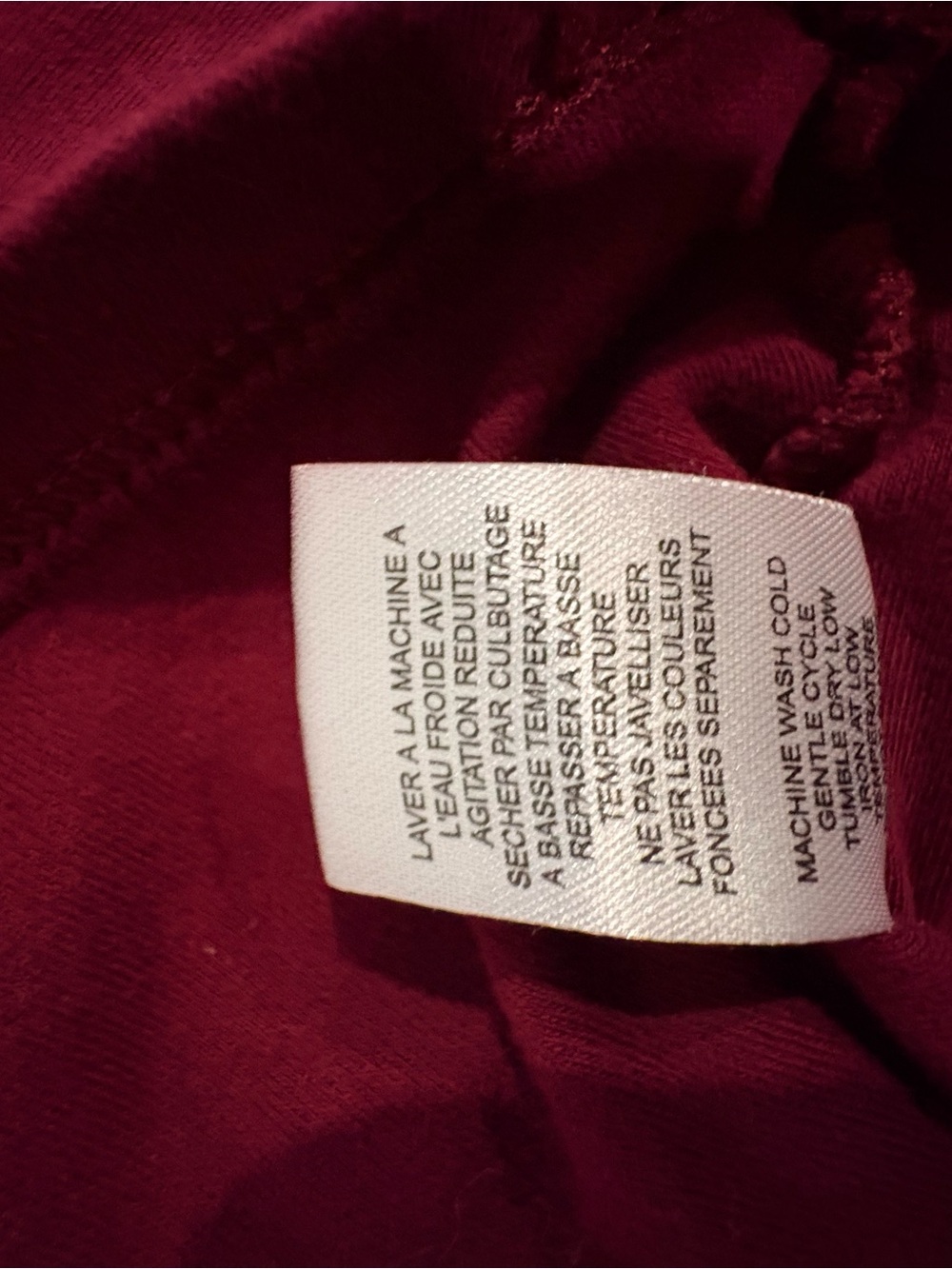 Vintage Layered-Look V-Neck Fooler Sweater with Striped Collar - Burgundy. Large - Picture 11 of 12